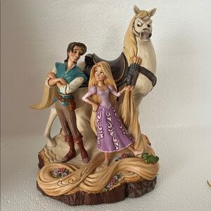 Enesco Figurine with Purple and Brown Accents
